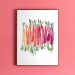 Carrots Digital Art Print