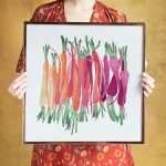 Carrots Digital Art Print