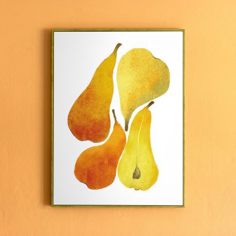 Pears Digital Art Print
